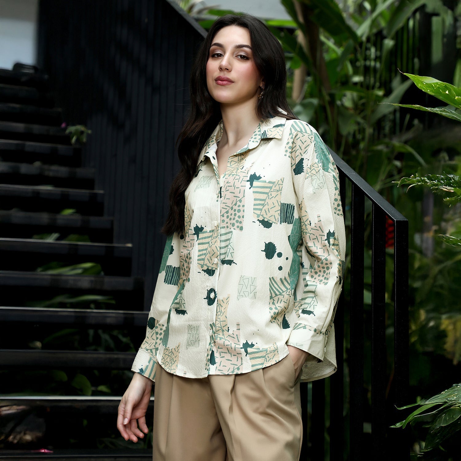 Women Multi Oversized Shirt