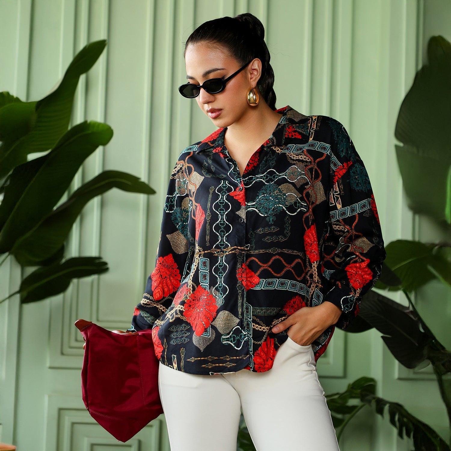 Women Multi Oversized Shirt
