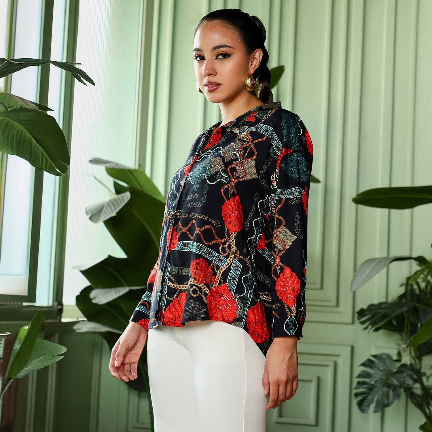 Women Multi Oversized Shirt