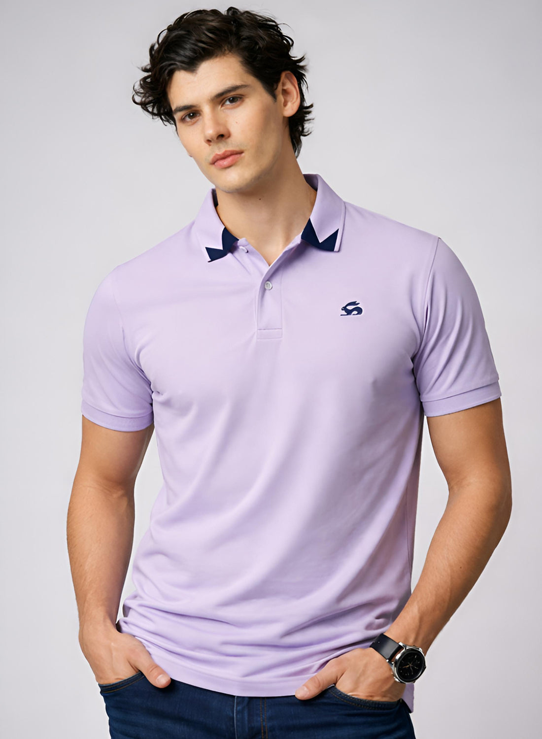 Men Cotton Polo T Shirt