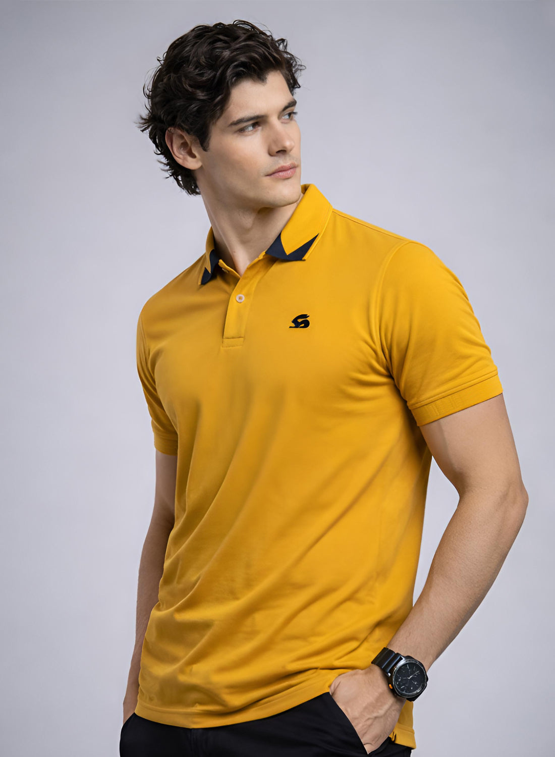 Men Cotton Polo T Shirt