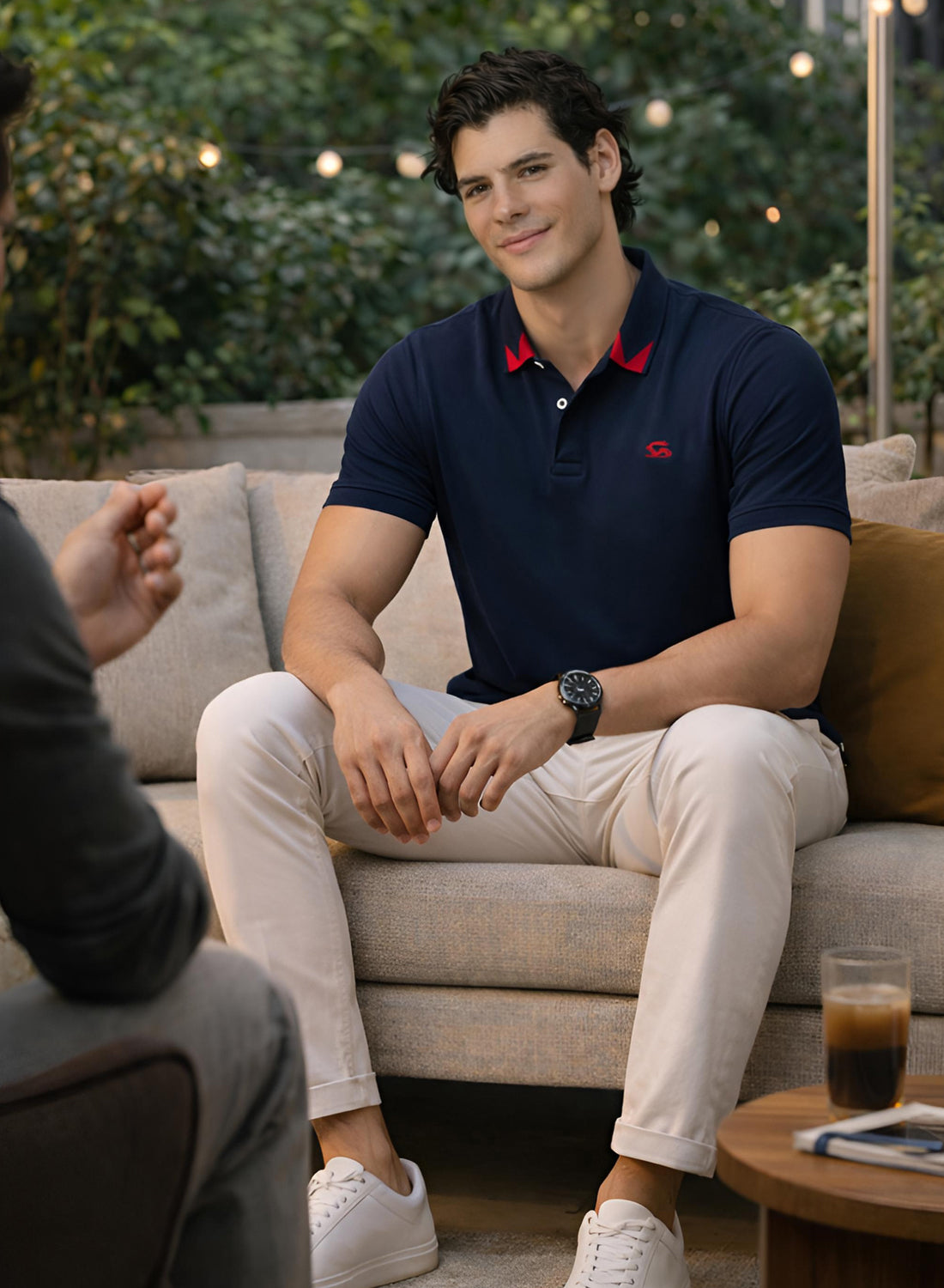 Men Cotton Polo T Shirt
