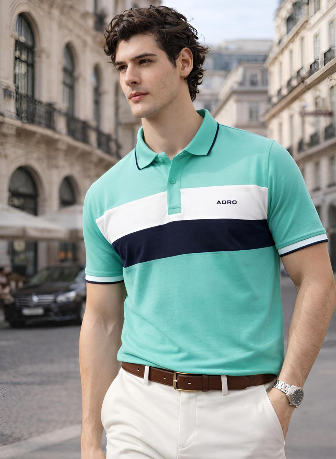 Men Cotton Polo T Shirt