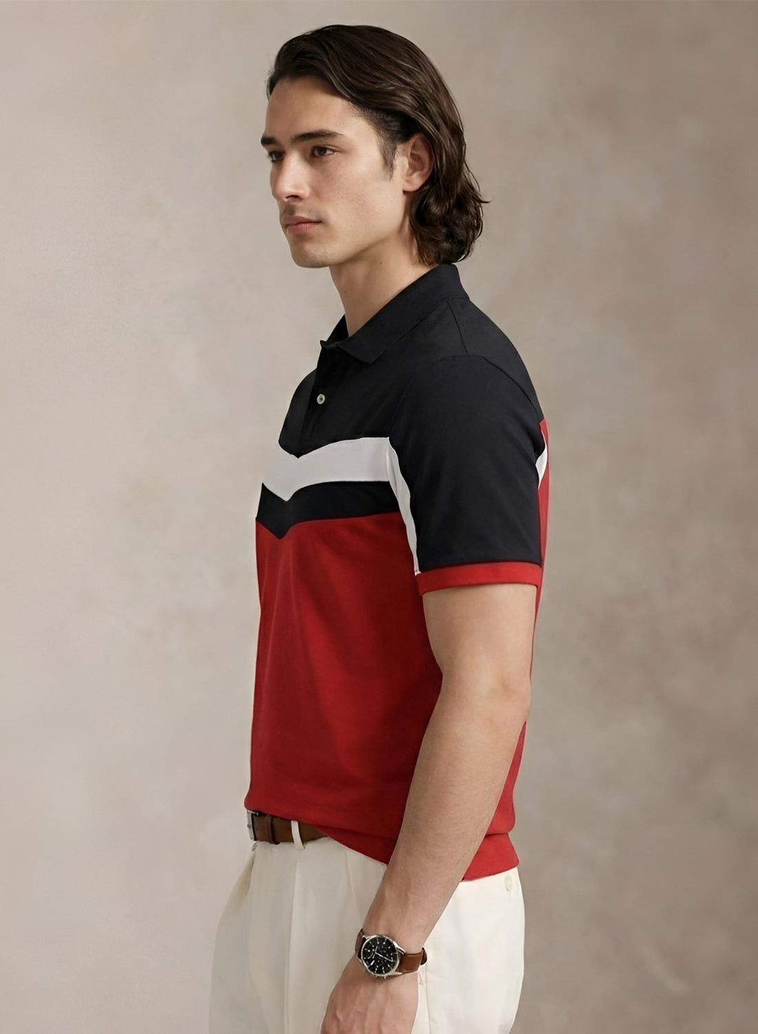 Men Cotton Polo T Shirt