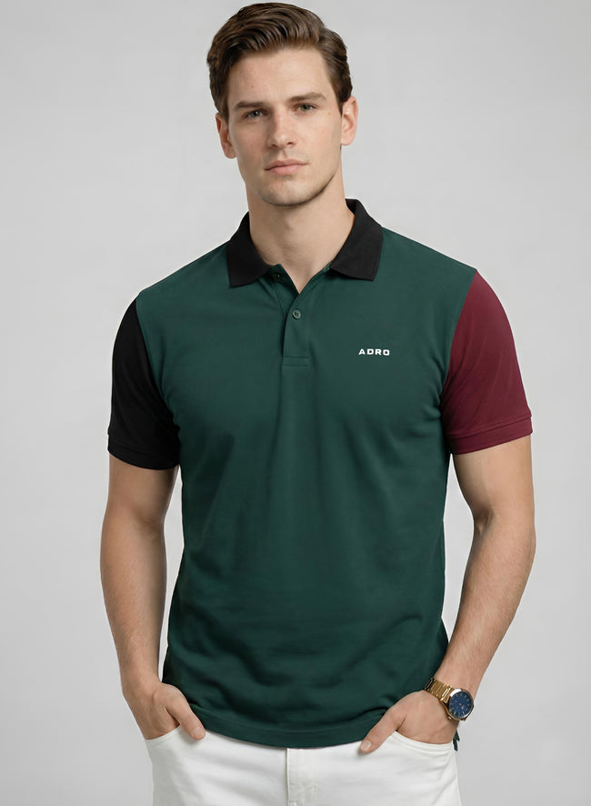 Men Cotton Polo T Shirt