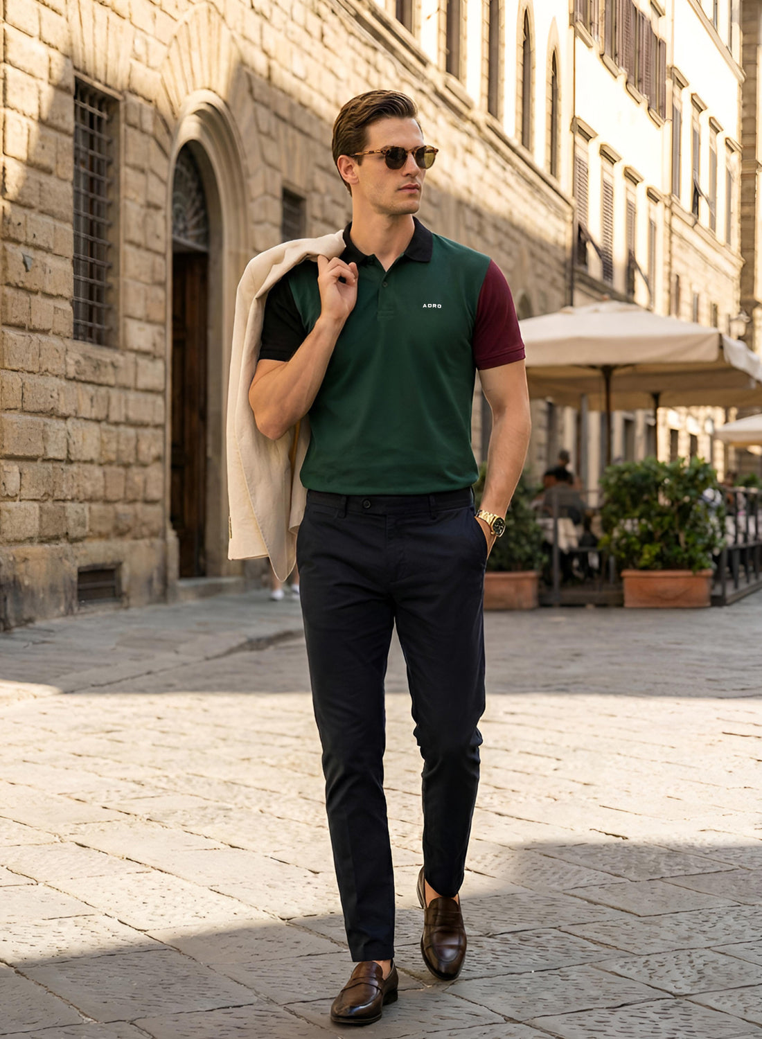 Men Cotton Polo T Shirt