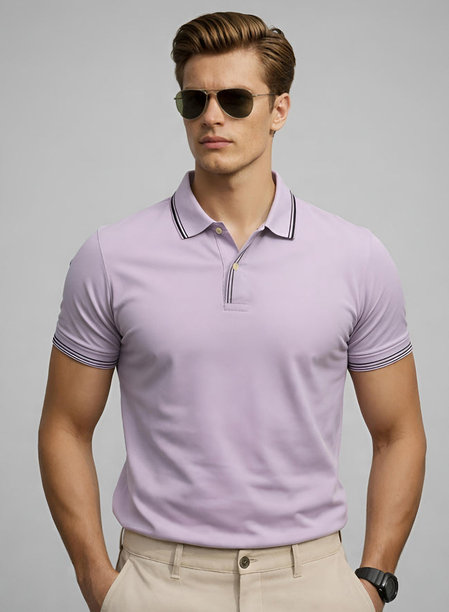 Men Cotton Polo T Shirt
