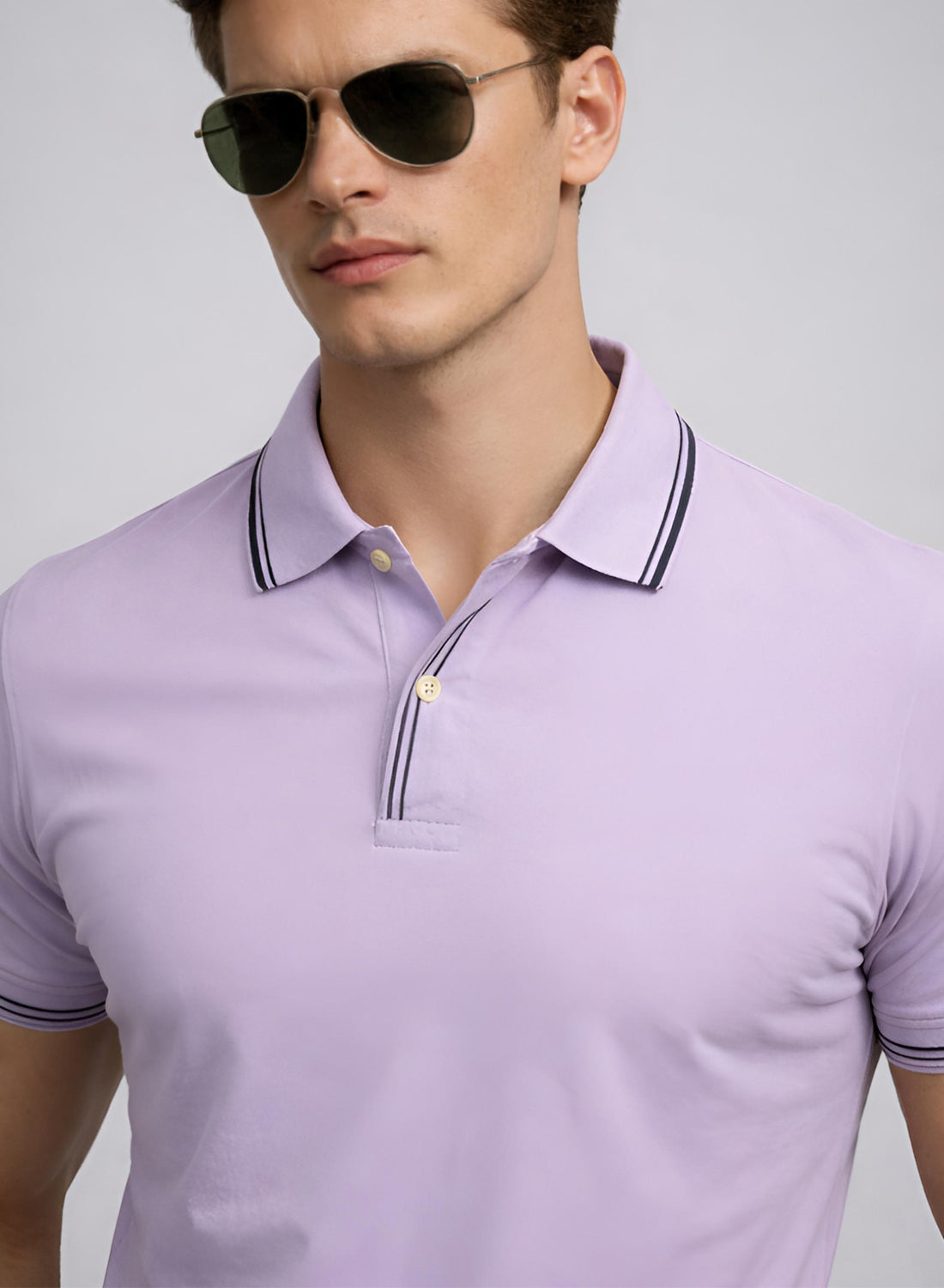 Men Cotton Polo T Shirt