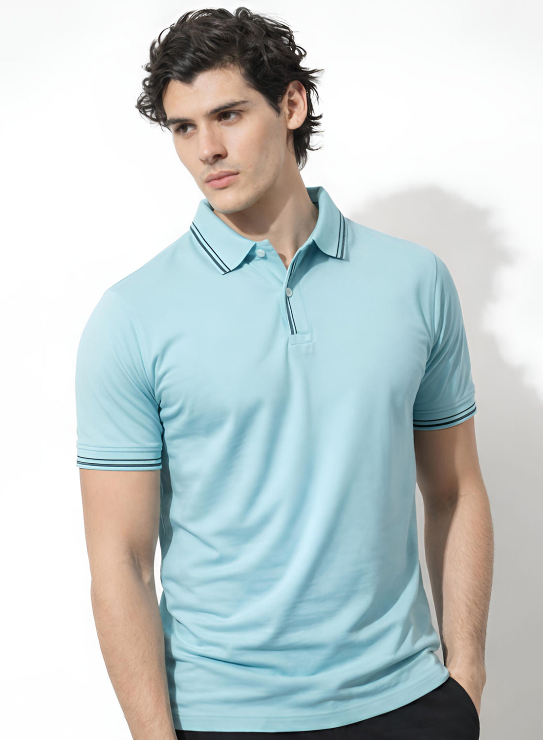 Men Cotton Polo T Shirt
