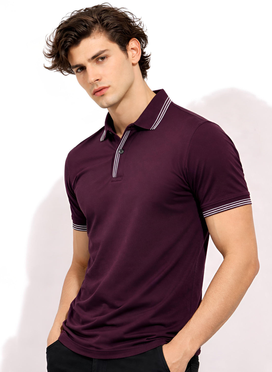 Men Cotton Polo T Shirt