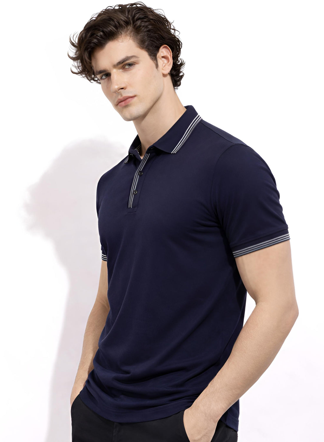 Men Cotton Polo T Shirt