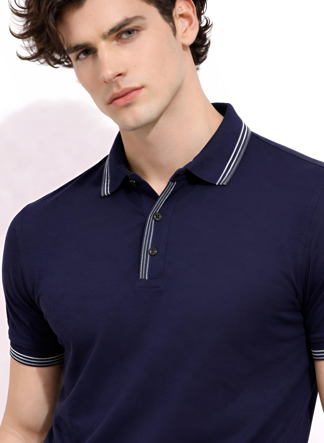 Men Cotton Polo T Shirt