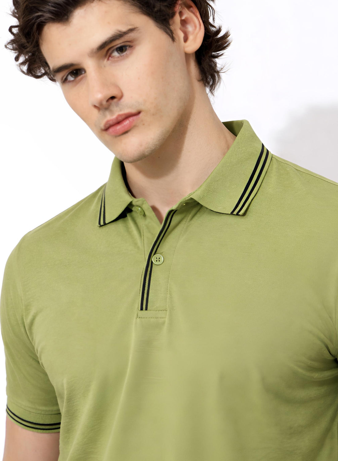 Men Cotton Polo T Shirt