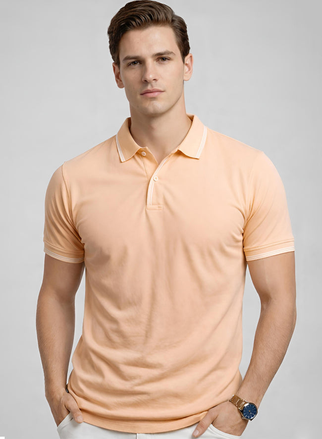 Men Cotton Polo T Shirt