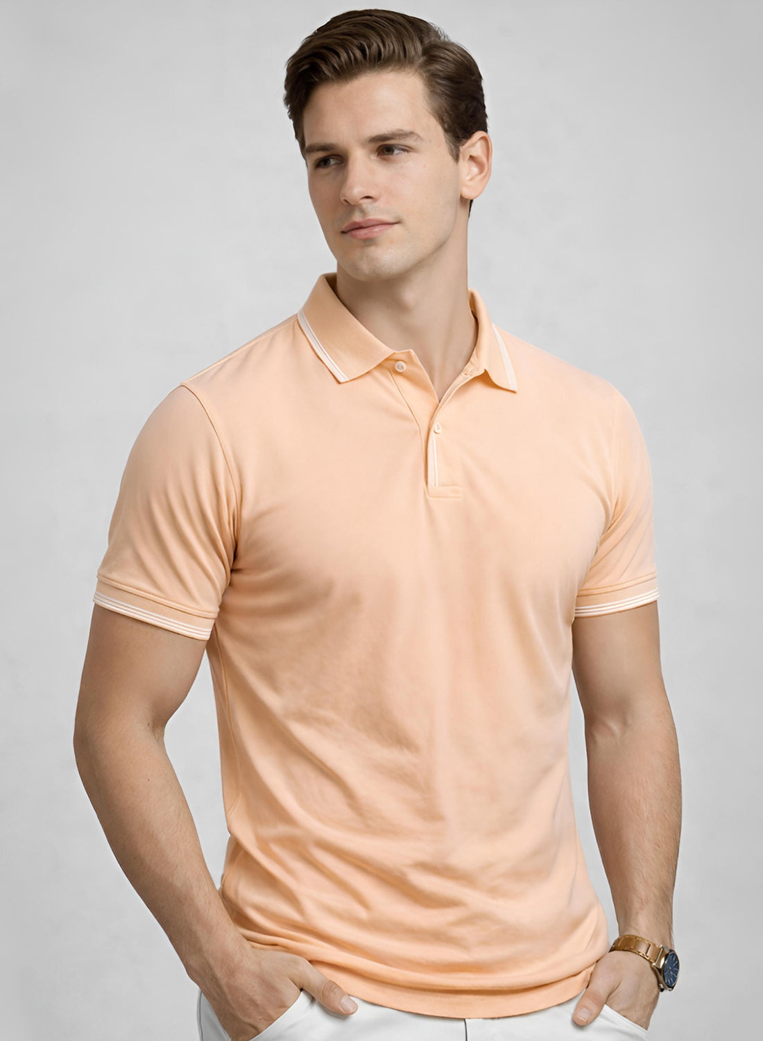 Men Cotton Polo T Shirt