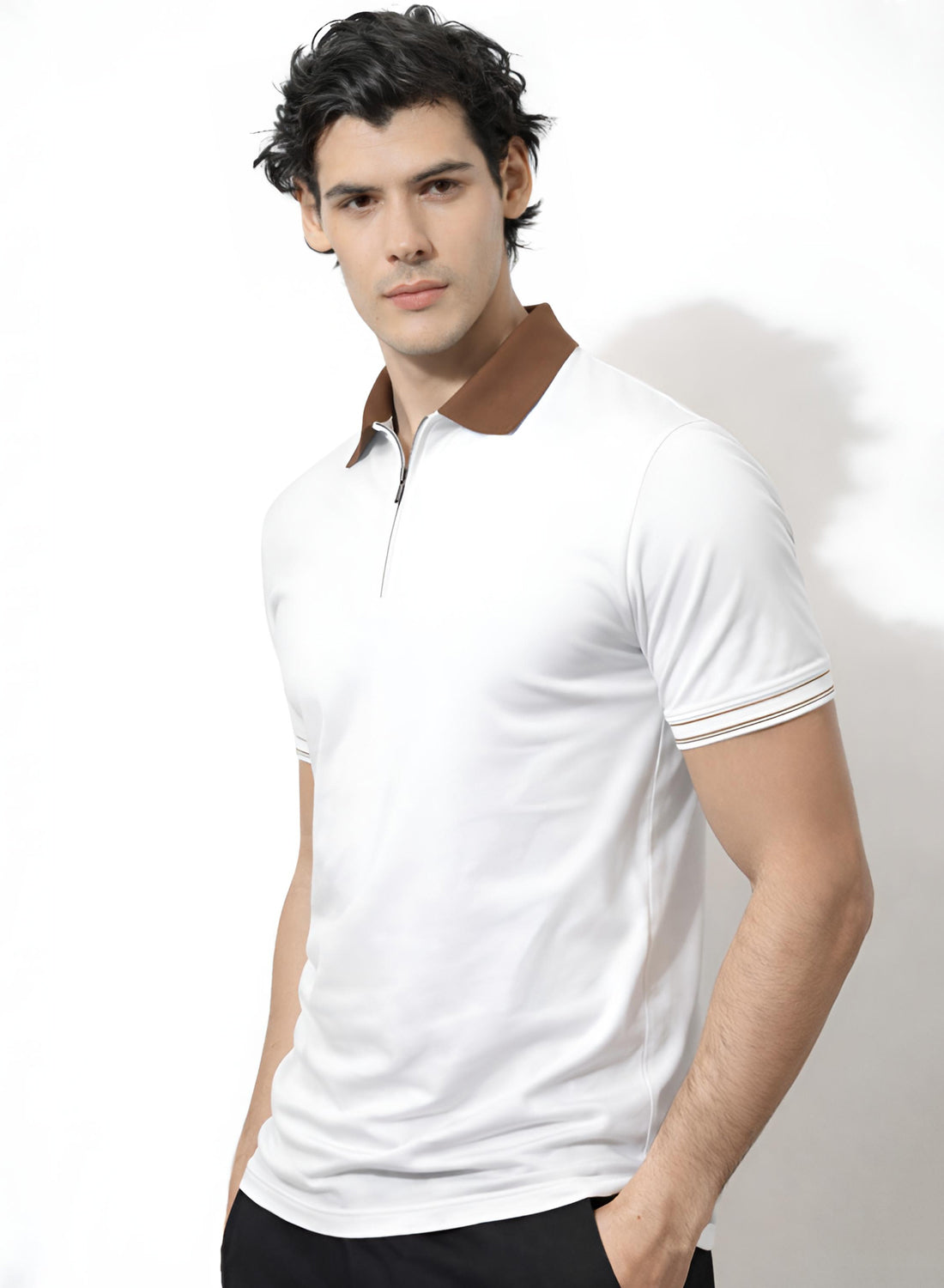 Men Cotton Polo T Shirt