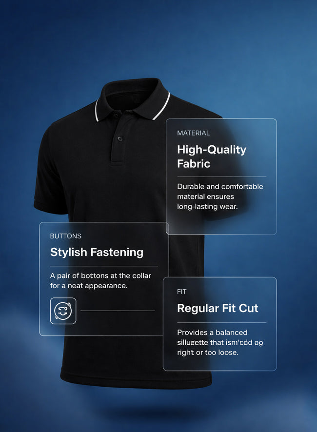 Men Polo Cotton T-Shirt