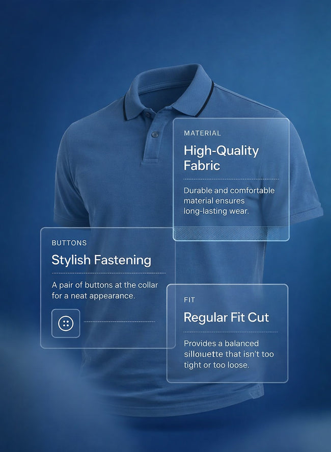 Men Polo Cotton T-Shirt