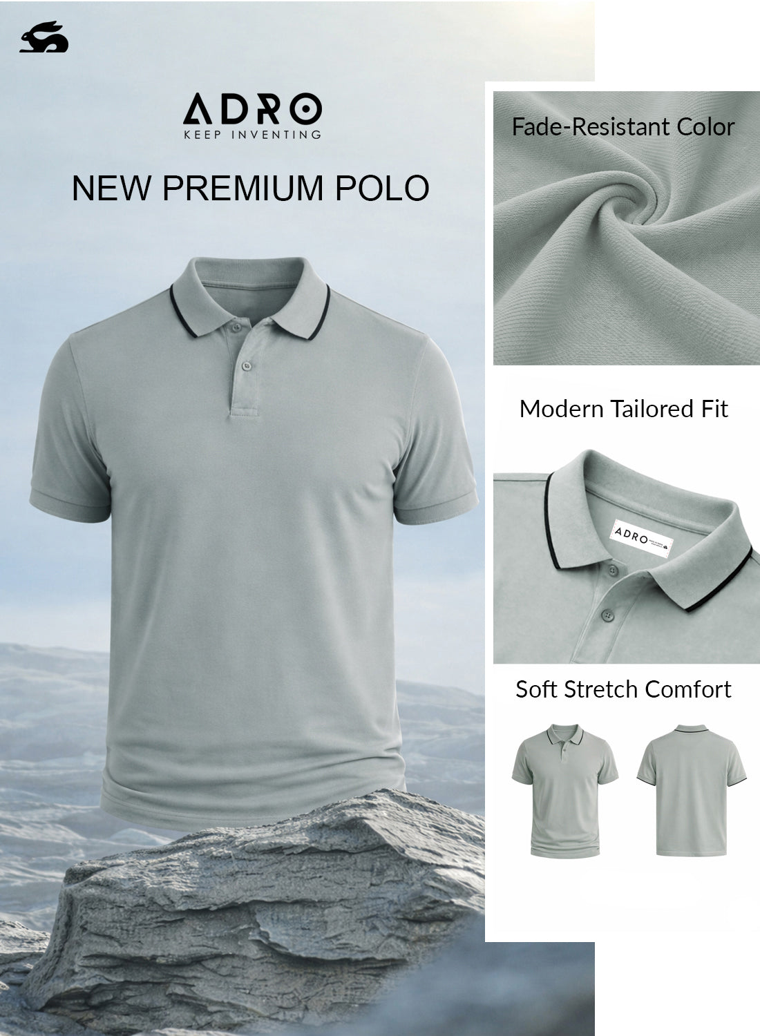 Men Polo Cotton T-Shirt