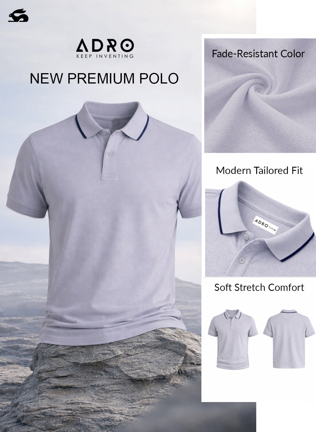 Men Polo Cotton T-Shirt