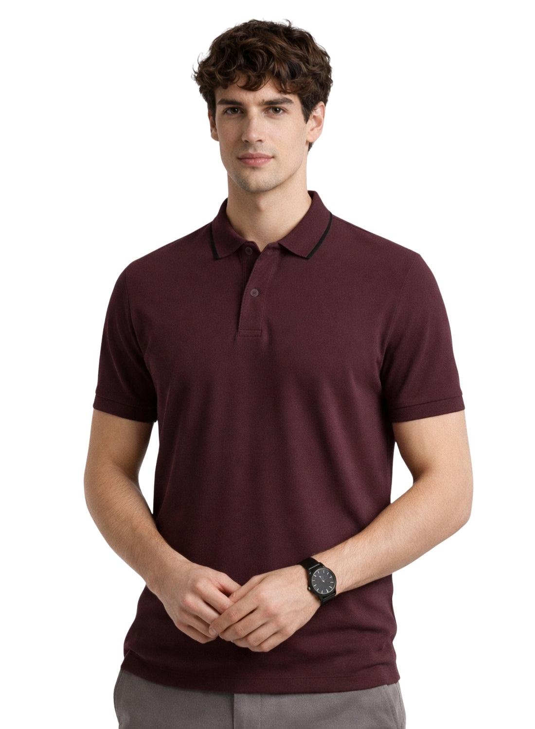 Men Polo Cotton T-Shirt