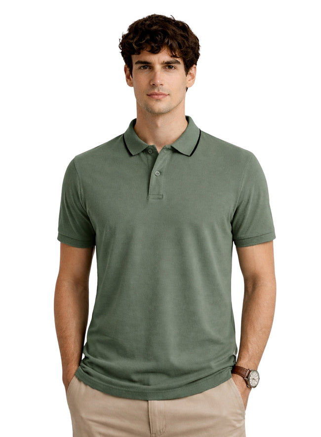 Men Polo Cotton T-Shirt