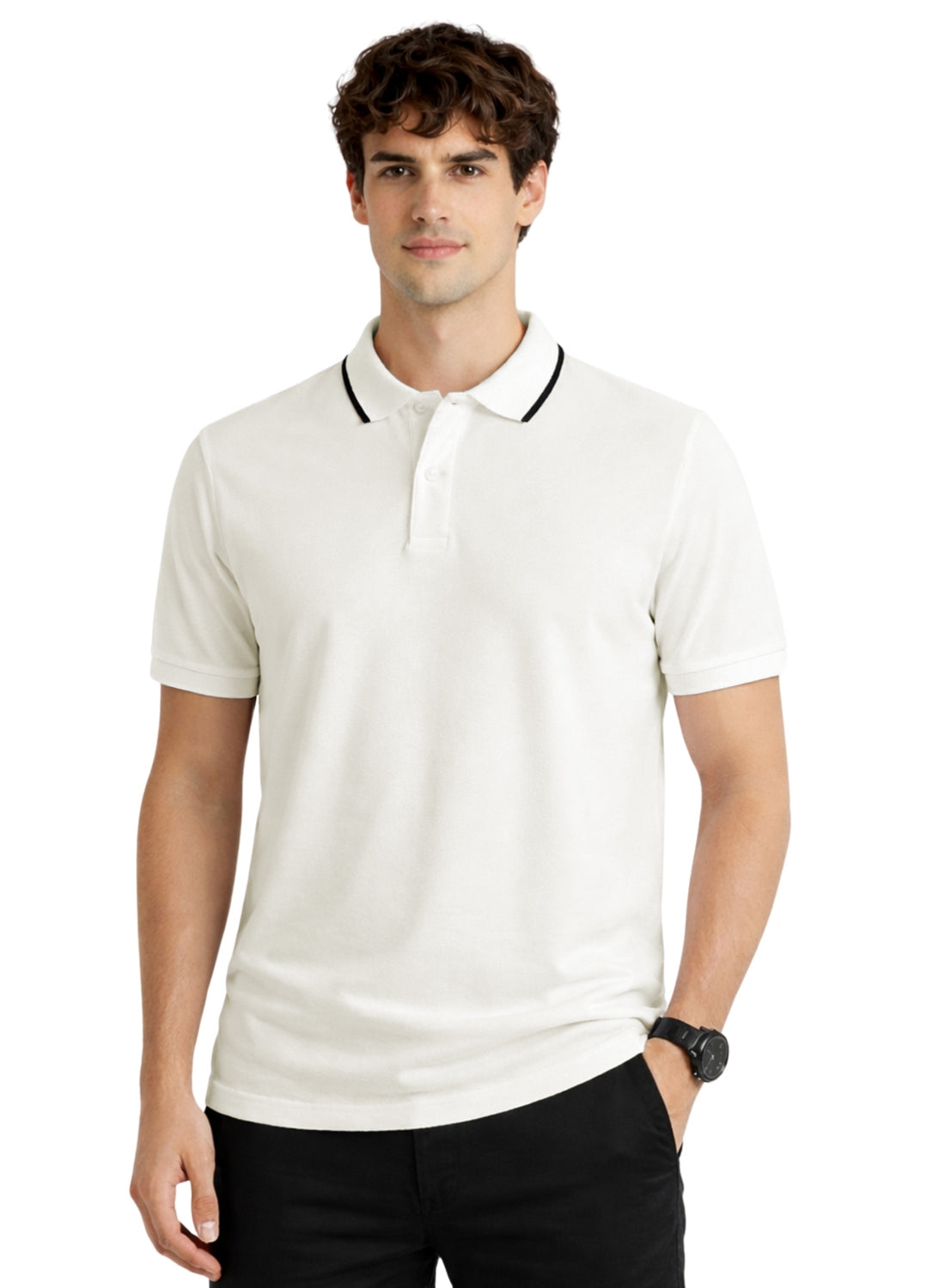 Men Polo Cotton T-Shirt