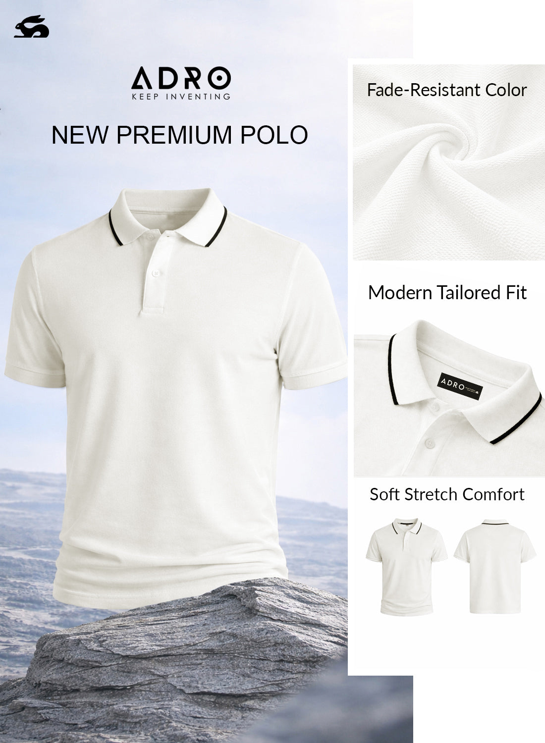 Men Polo Cotton T-Shirt