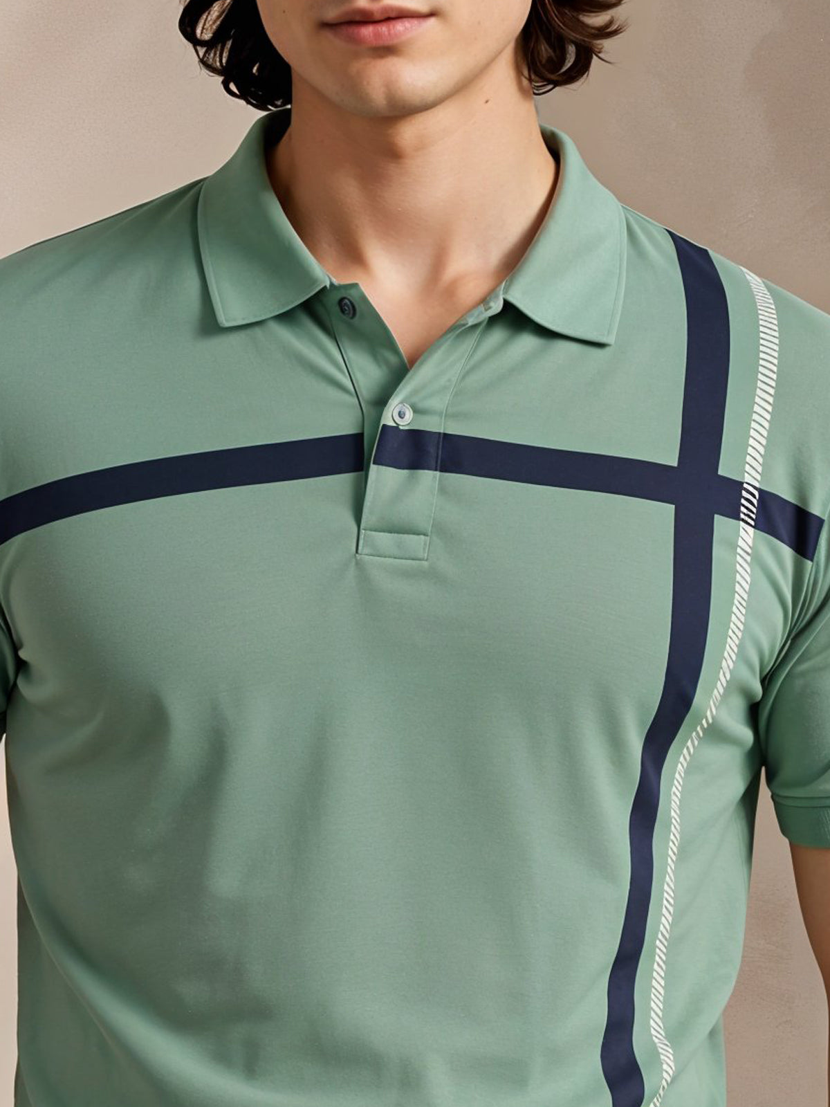 Men Cotton Polo T Shirt