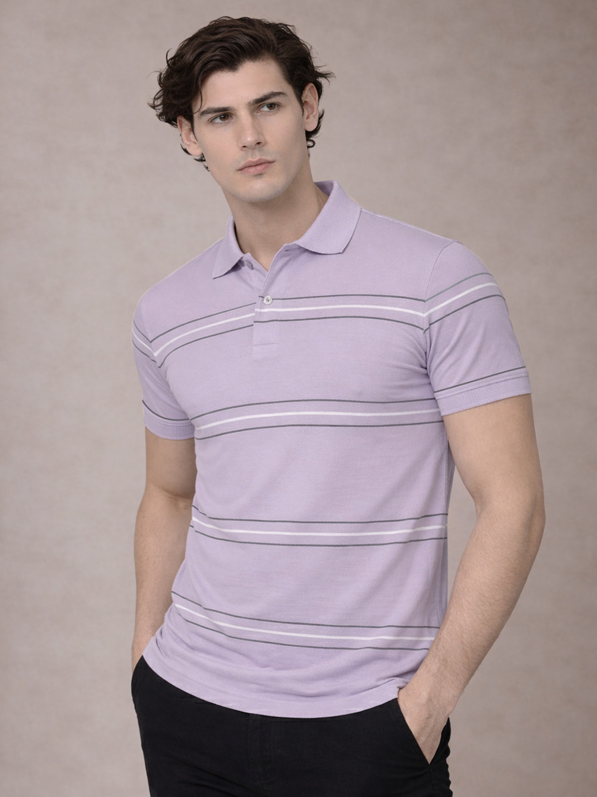 Men Cotton Polo T Shirt