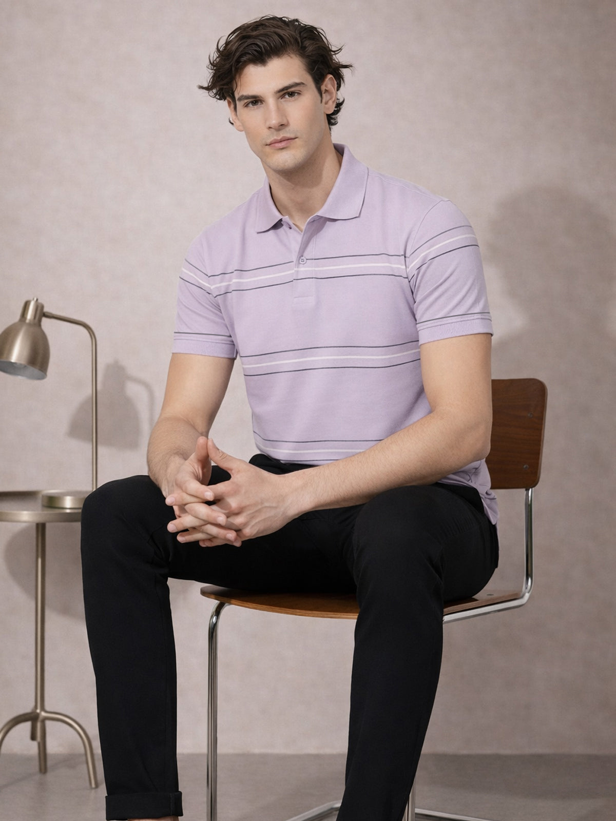 Men Cotton Polo T Shirt