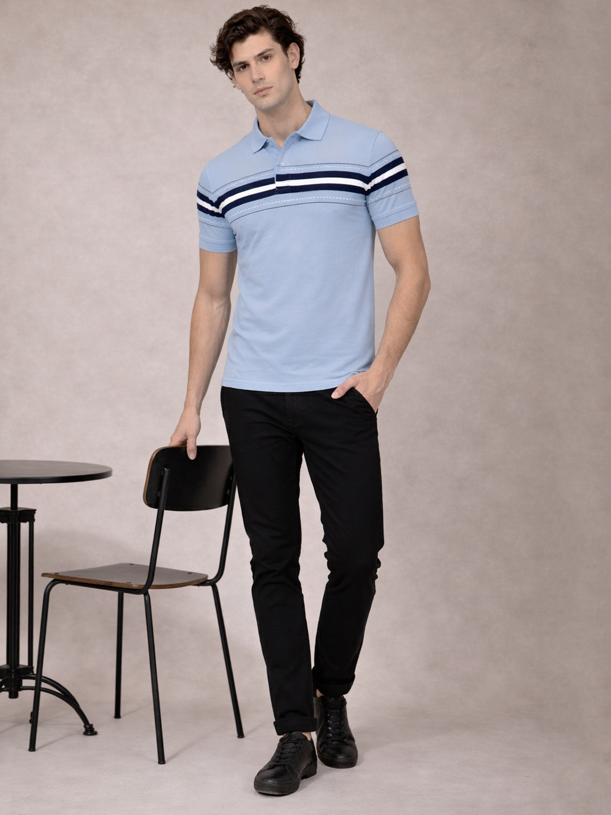Men Cotton Polo T Shirt