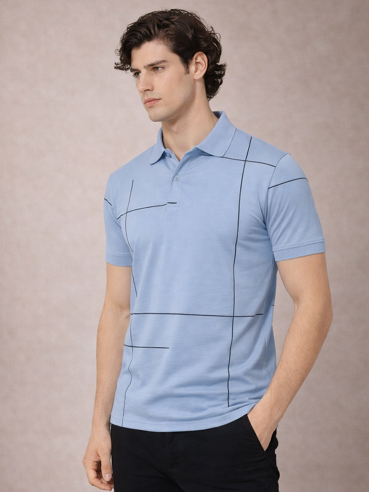 Men Cotton Polo T Shirt