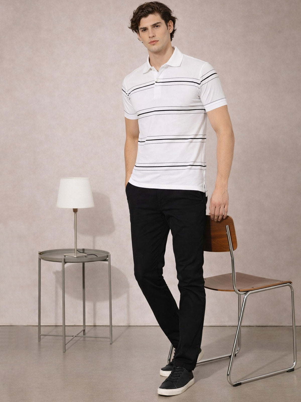 Men Cotton Polo T Shirt