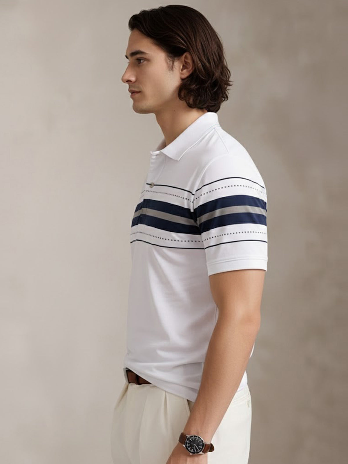 Men Cotton Polo T Shirt
