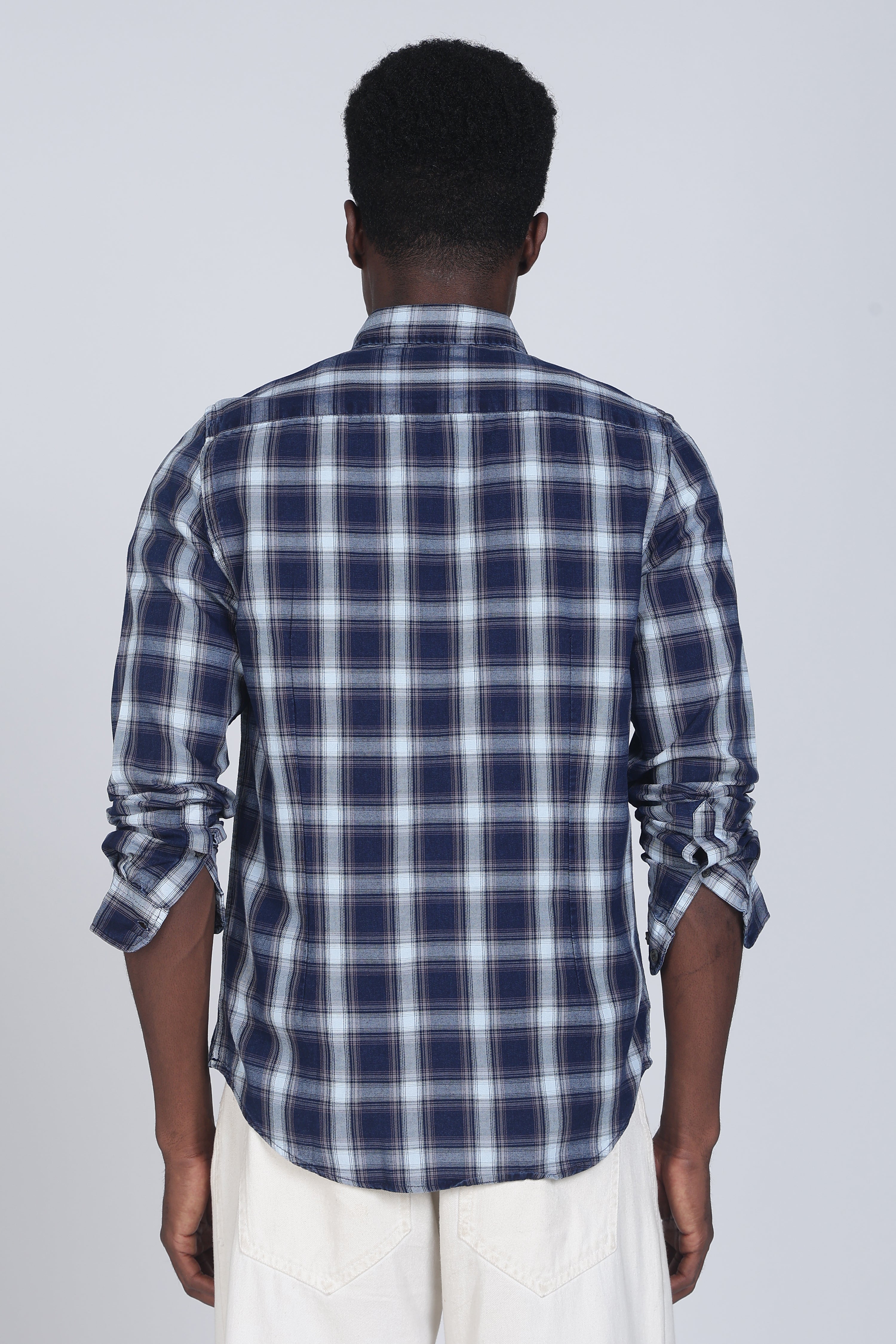 Men Columbus Check Shirt