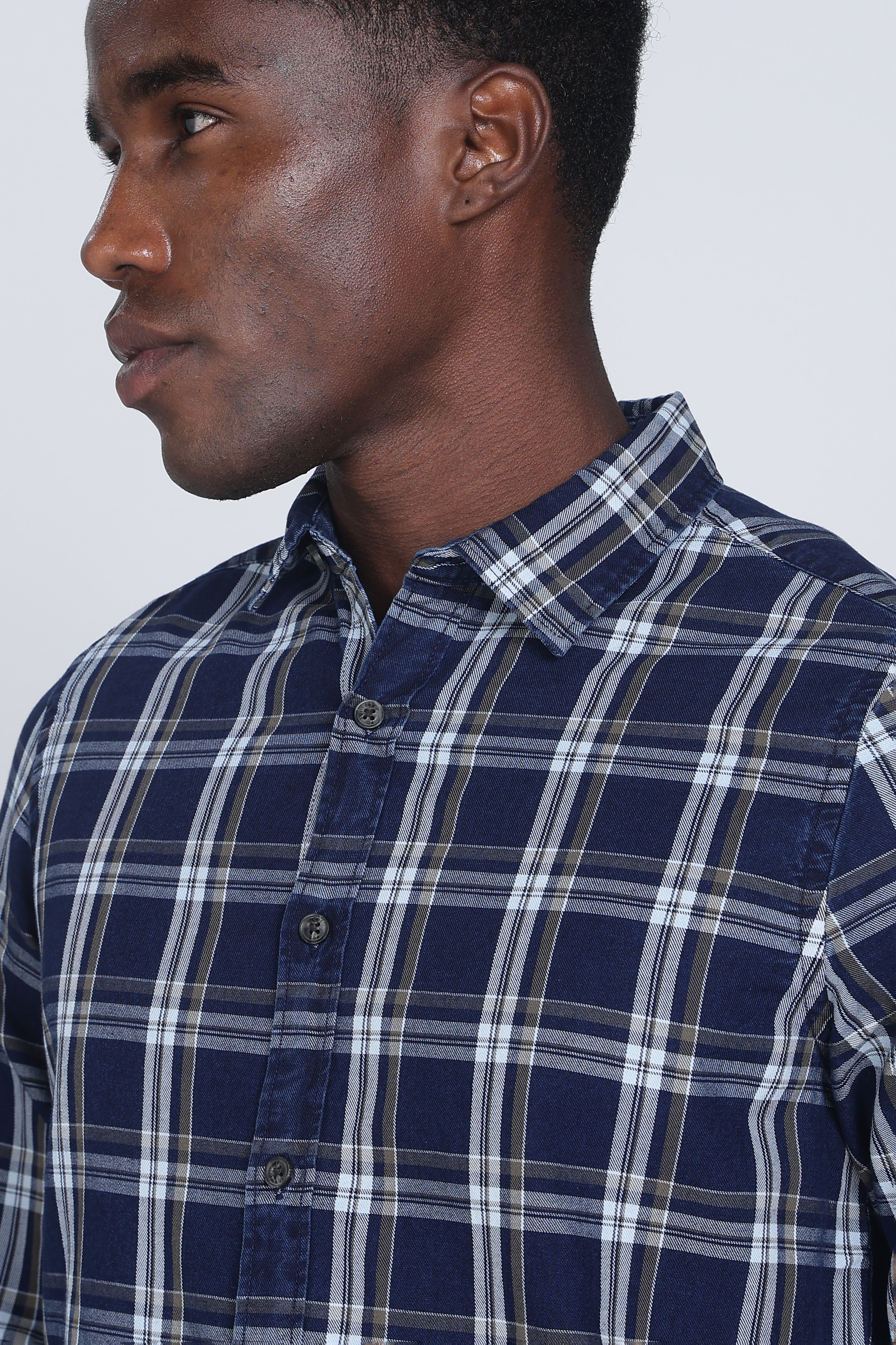 Men Albany Check Shirt