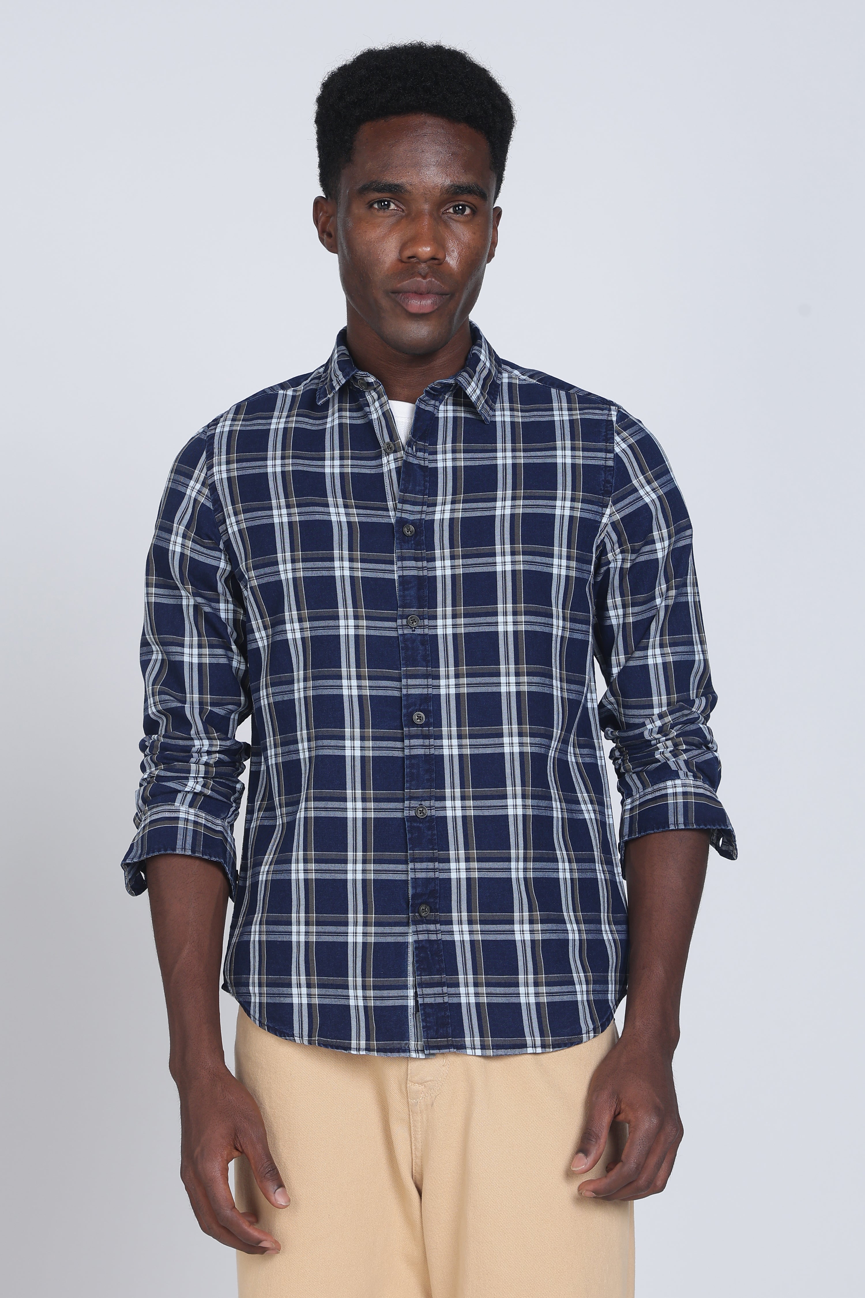 Men Albany Check Shirt