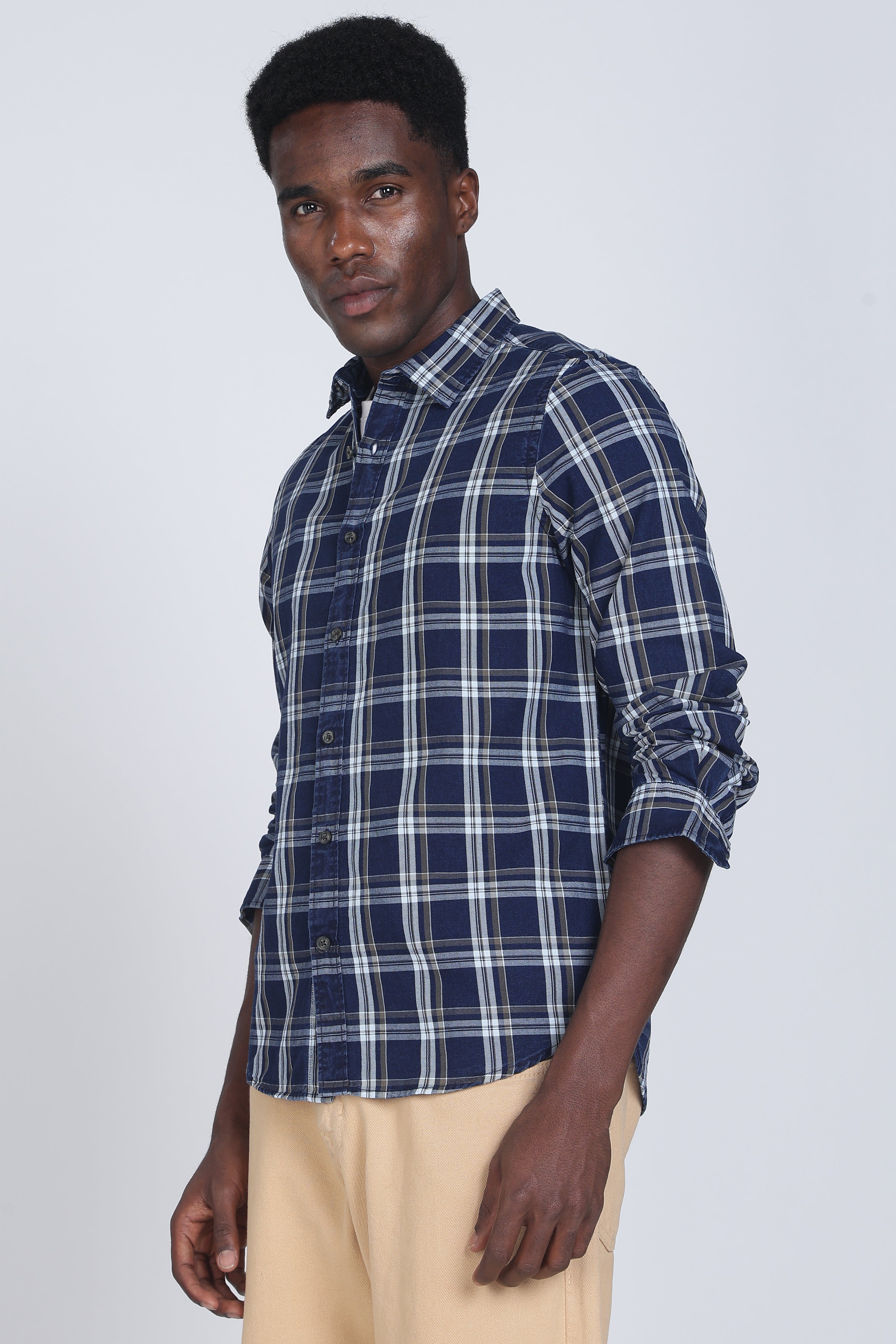 Men Albany Check Shirt