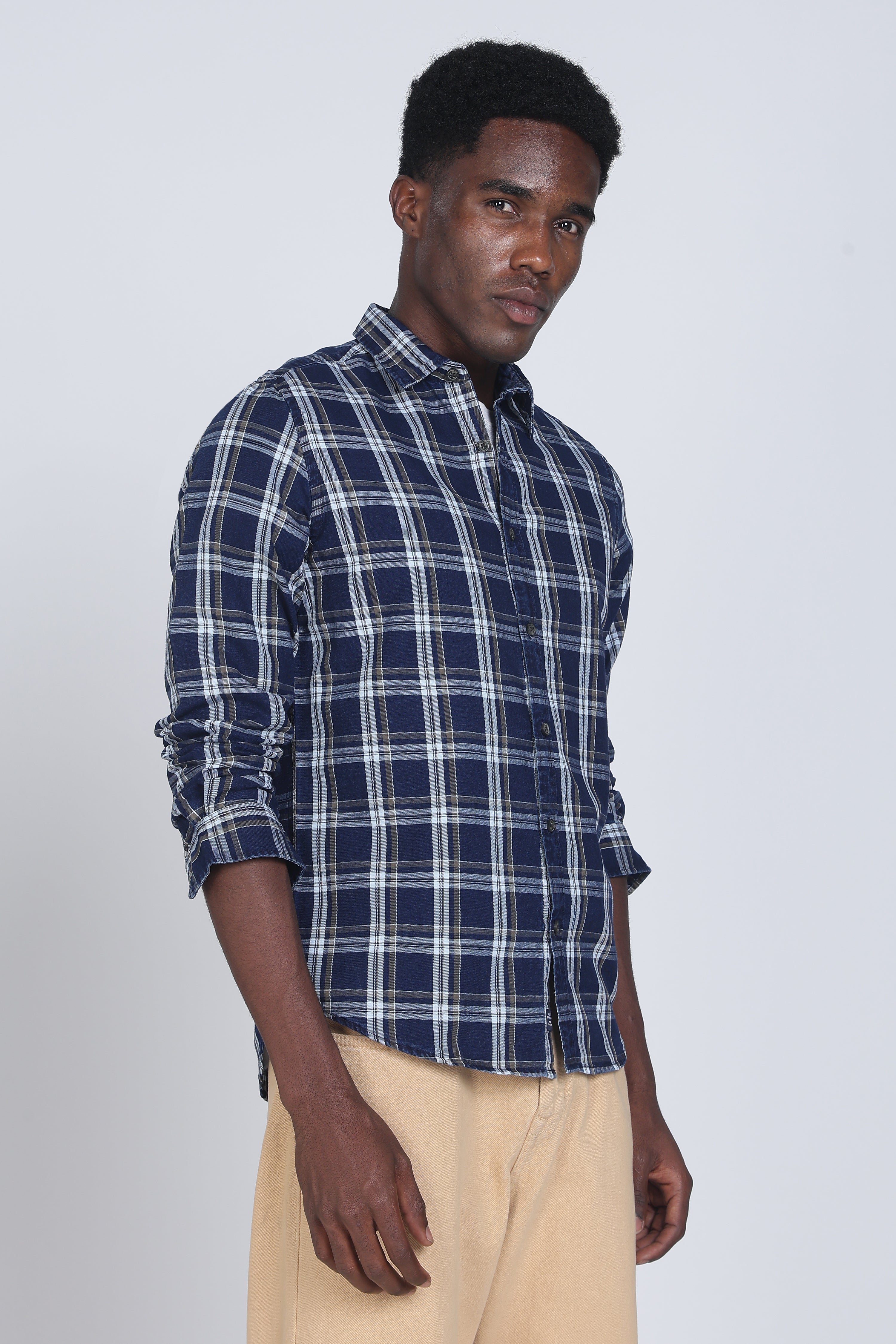 Men Albany Check Shirt