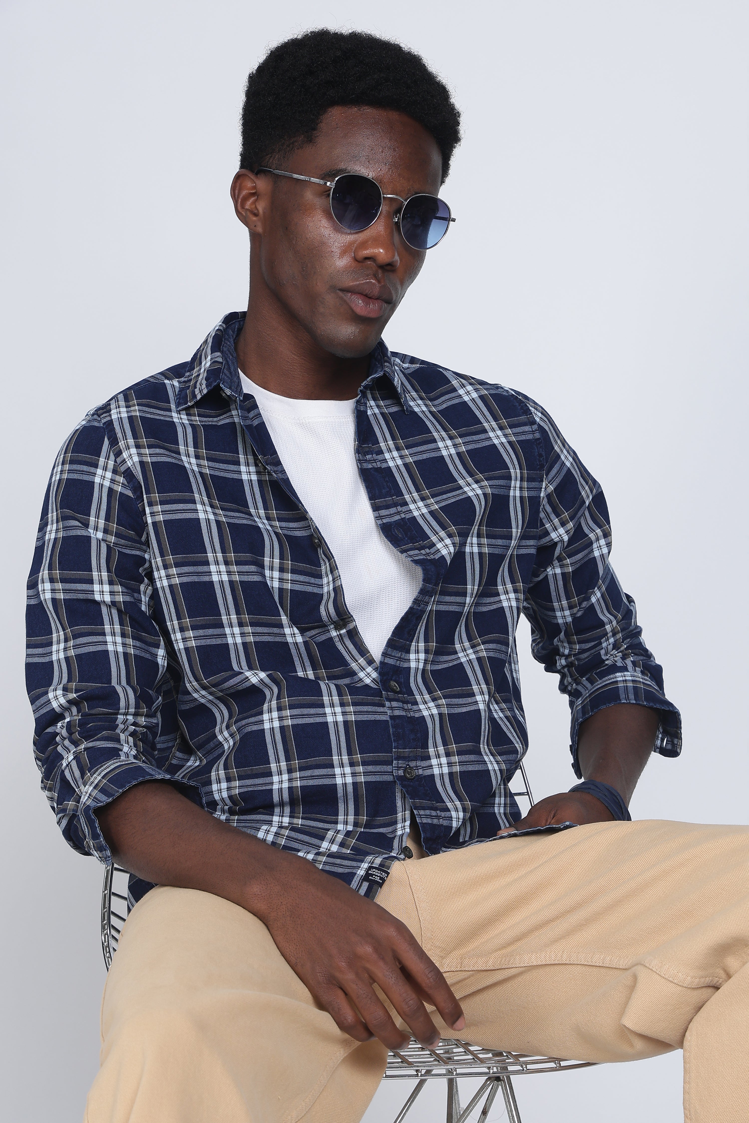Men Albany Check Shirt