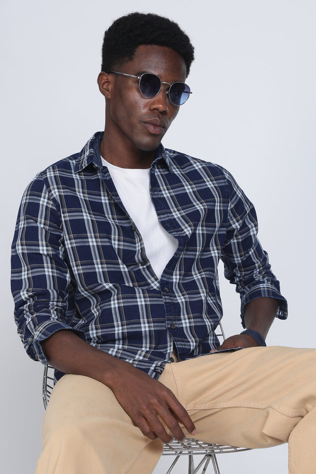 Men Albany Check Shirt