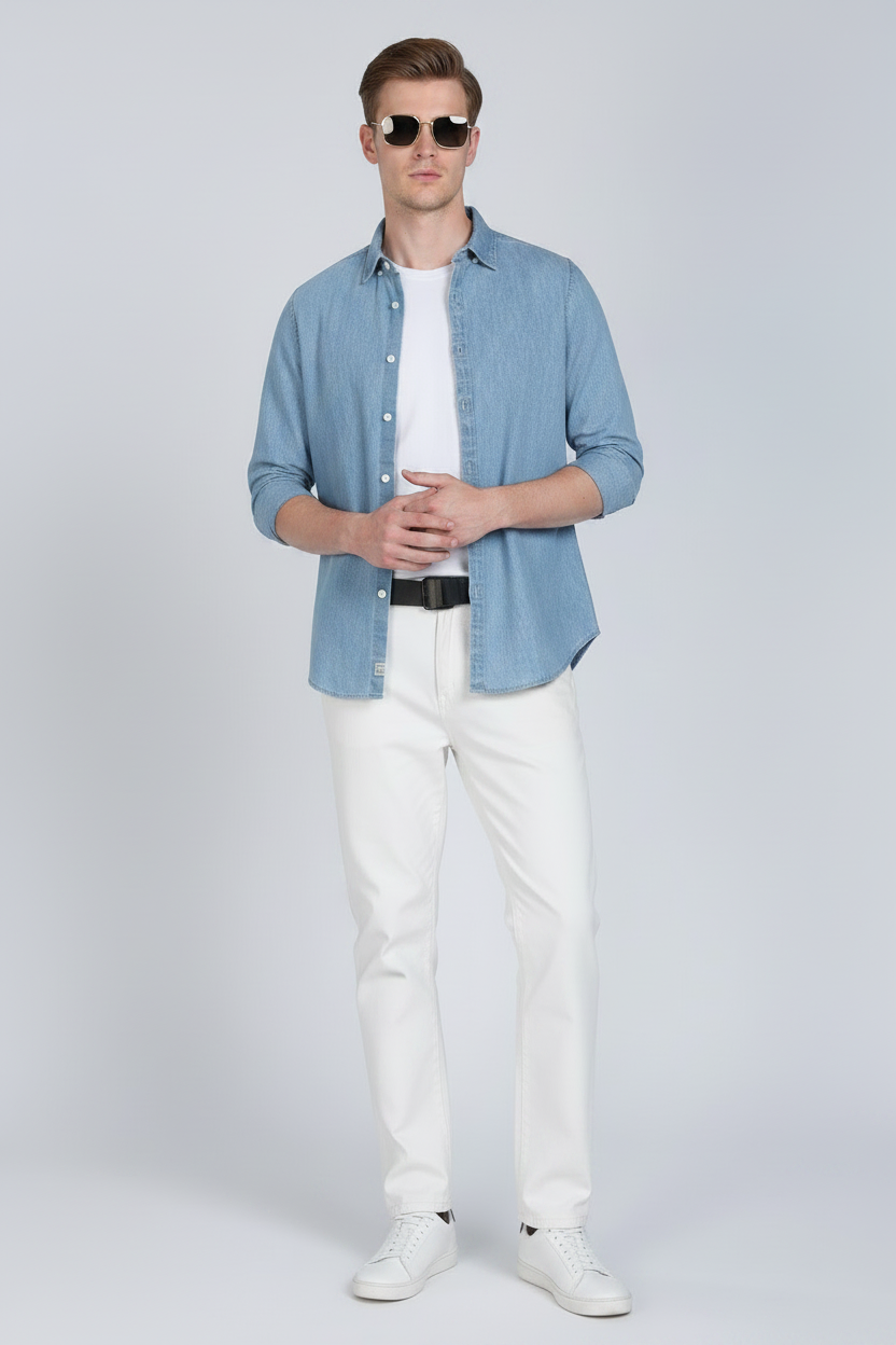 Men Heidi Slub Shirt
