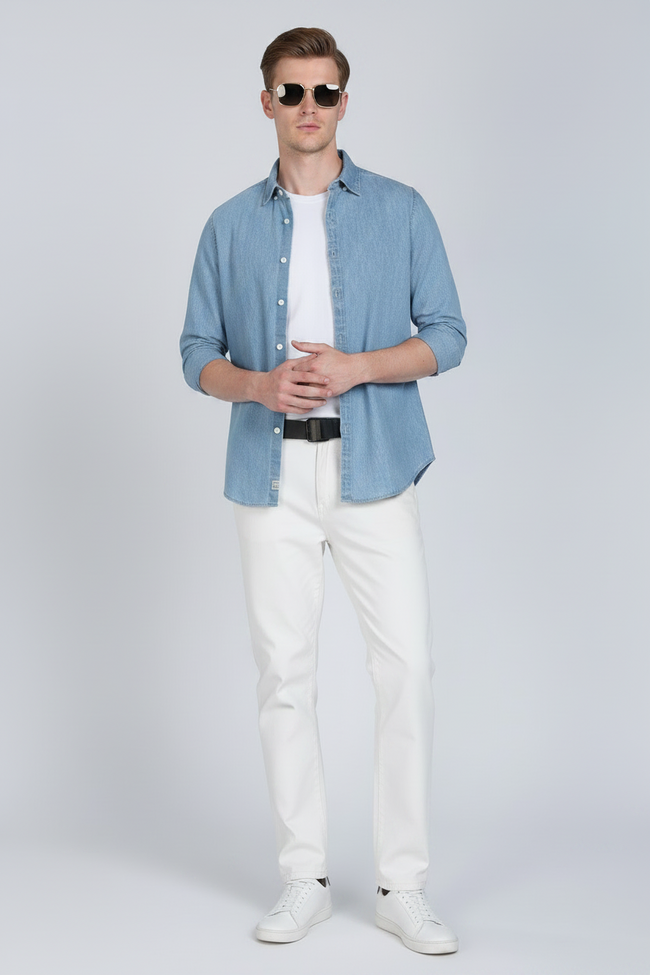 Men Heidi Slub Shirt