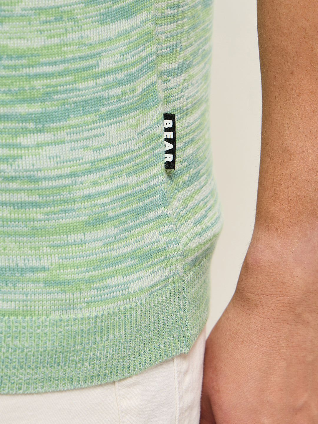 Men Multi-Color Marled texture Regular Fit Polo