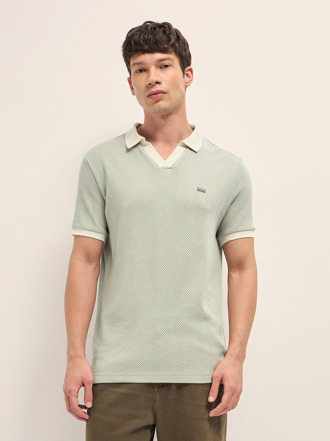 Men Cotton Polo T-Shirt
