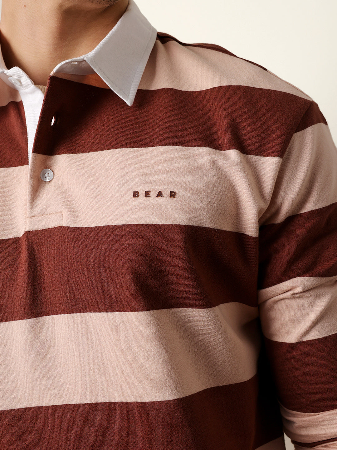 Men Multicolour Full Sleeve Polo T-Shirt