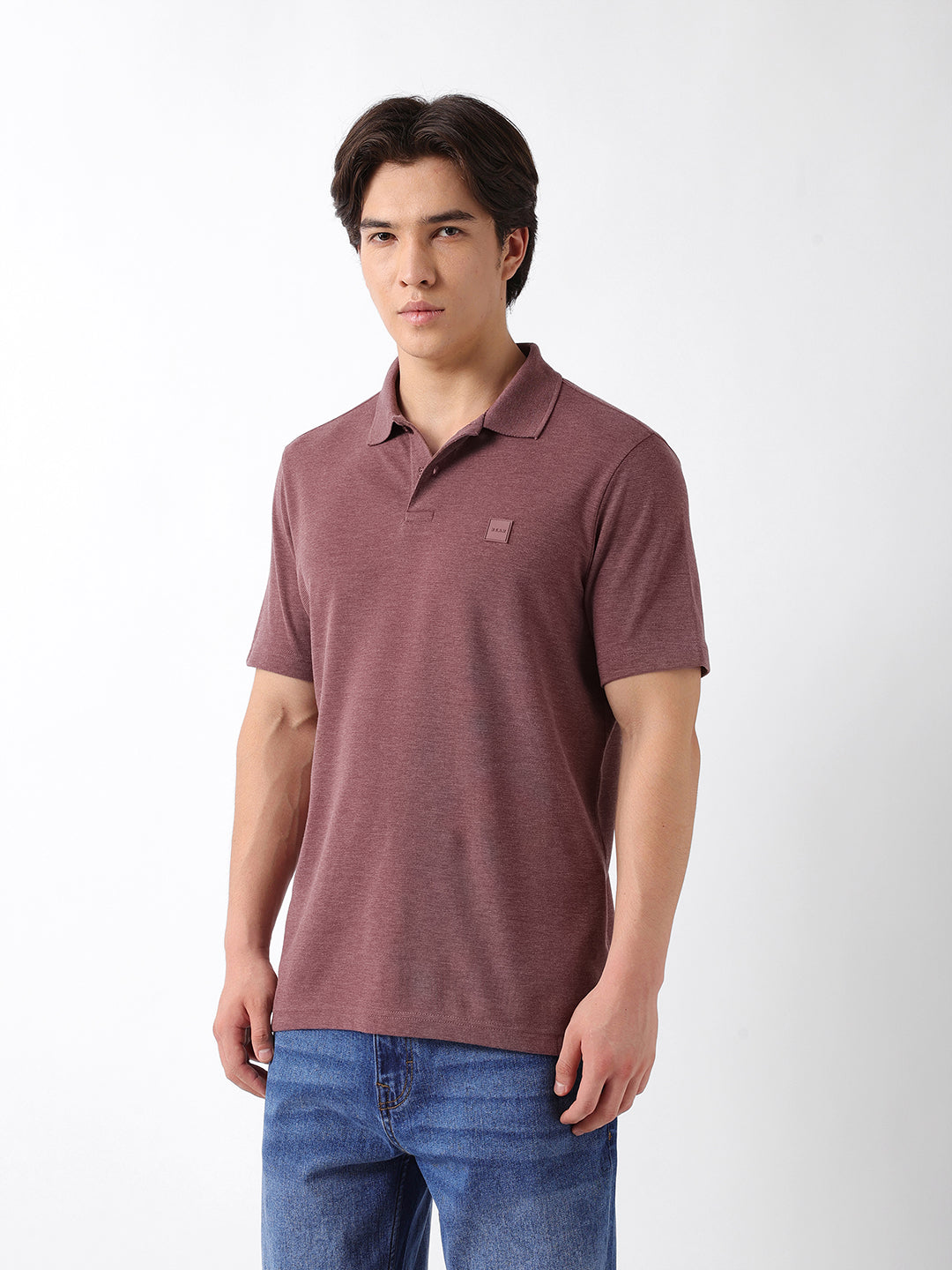 Men Brown Polo T-Shirt