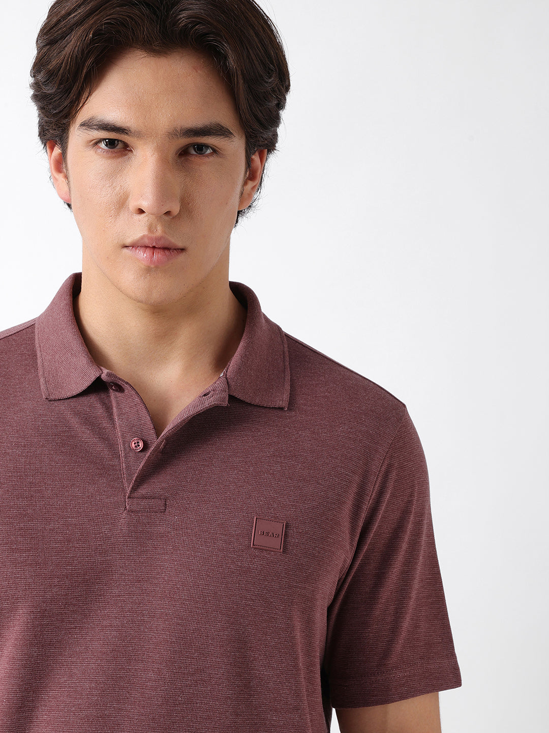 Men Brown Polo T-Shirt