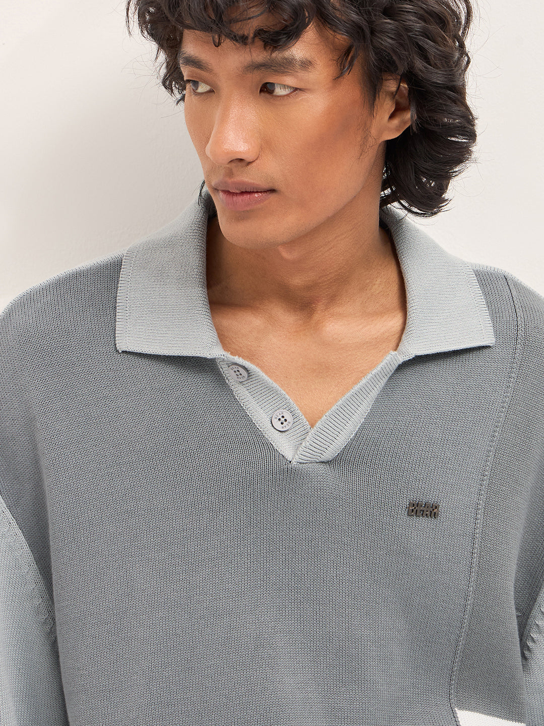 Men Multi Cotton Colourblocked Polo T-Shirt